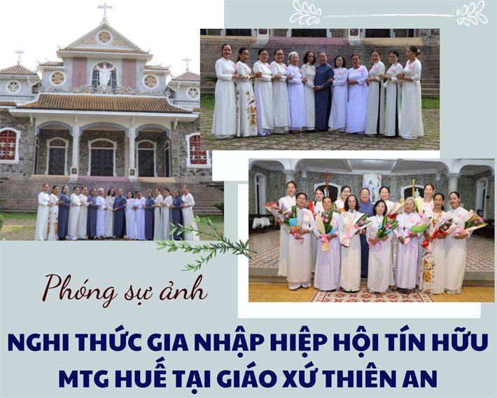 Nghi thức gia nhập Hiệp Hội Tín Hữu Mến Thánh Giá Huế tại Giáo xứ Thiên An – 21/5/2023