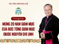 Thông báo dịp mừng 20 năm Giám mục của Đức TGM Giuse Nguyễn Chí Linh