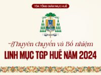 Quyết định Thuyên chuyển và Bổ nhiệm Linh mục Tổng Giáo phận Huế năm 2024