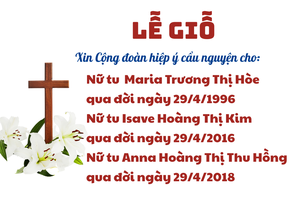 Xin Hiệp Ý Cầu Nguyện Dịp Lễ Giỗ