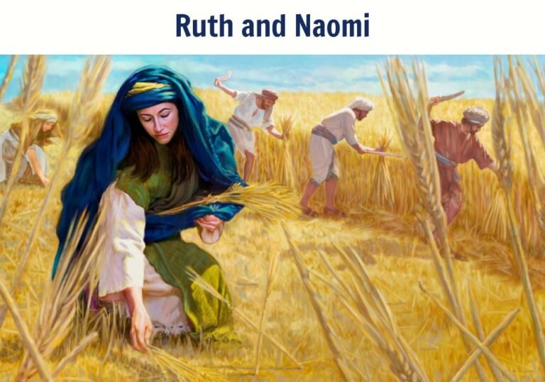 Bible Story Ruth And Naomi Há I Dã Ng Máº N Thã Nh Giã Huáº