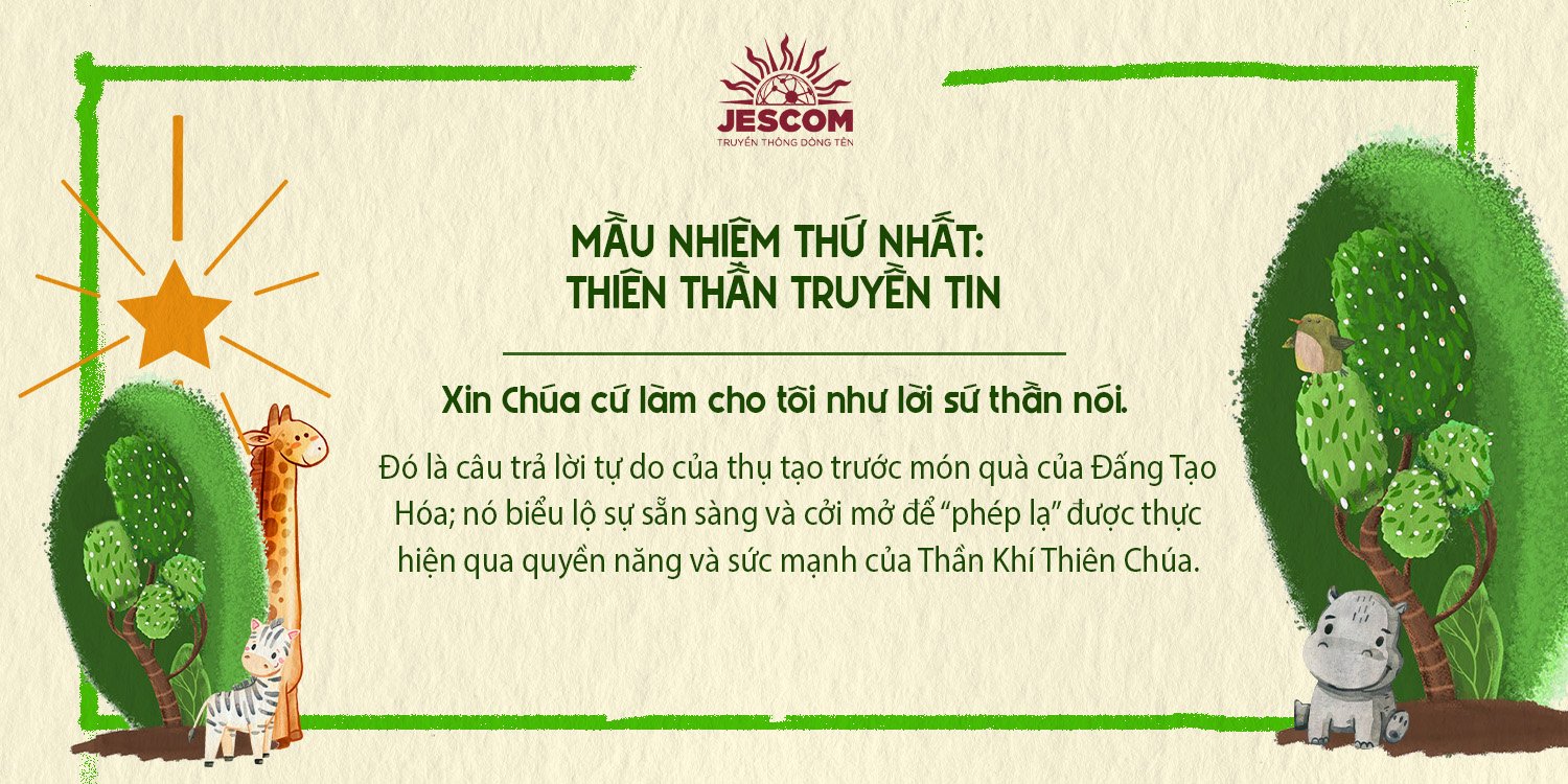 [Chuỗi Mân Côi Laudato Sí ] – Mầu Nhiệm Vui – Thứ Nhất: Thiên Thần Truyền Tin