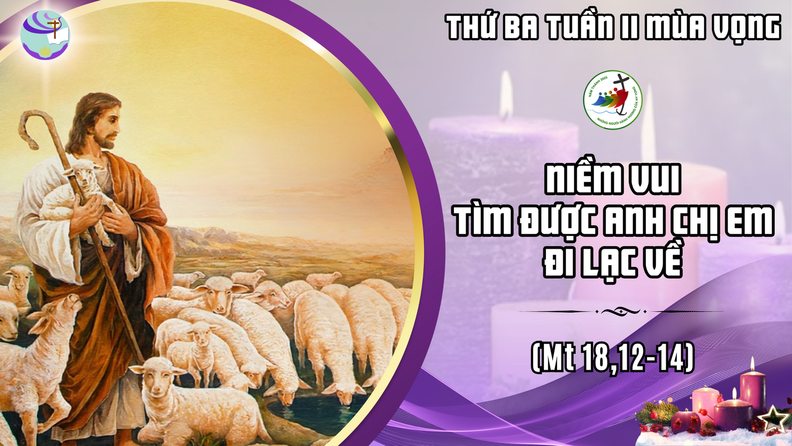 Suy Niệm Lời Chúa – Thứ Ba sau Chúa Nhật II Mùa Vọng – Niềm Vui Tìm Được Anh Chị Em Đi Lạc Về