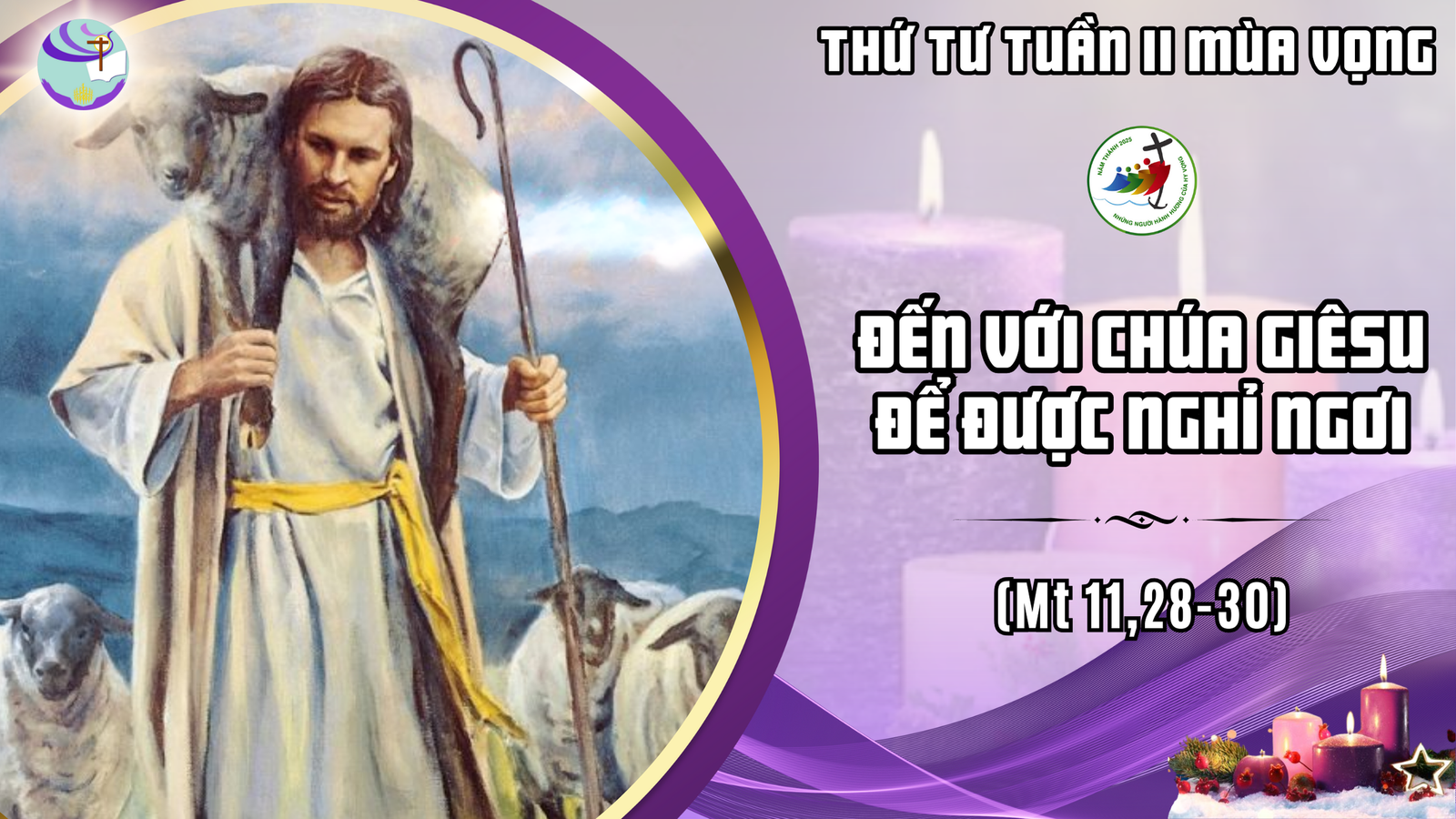 Suy Niệm Lời Chúa – Thứ Tư sau Chúa Nhật II Mùa Vọng – Đến Với Chúa Giêsu Để Được Nghỉ Ngơi